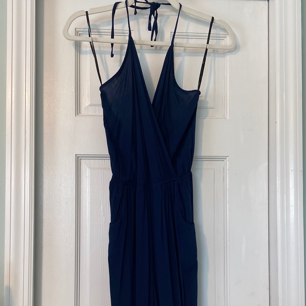 Lulu's Navy Jumpsuit